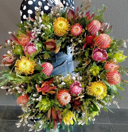 Rustic Funeral Wreath